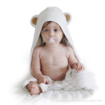 Hot Sale Animal Bamboo Hooded Towel Baby